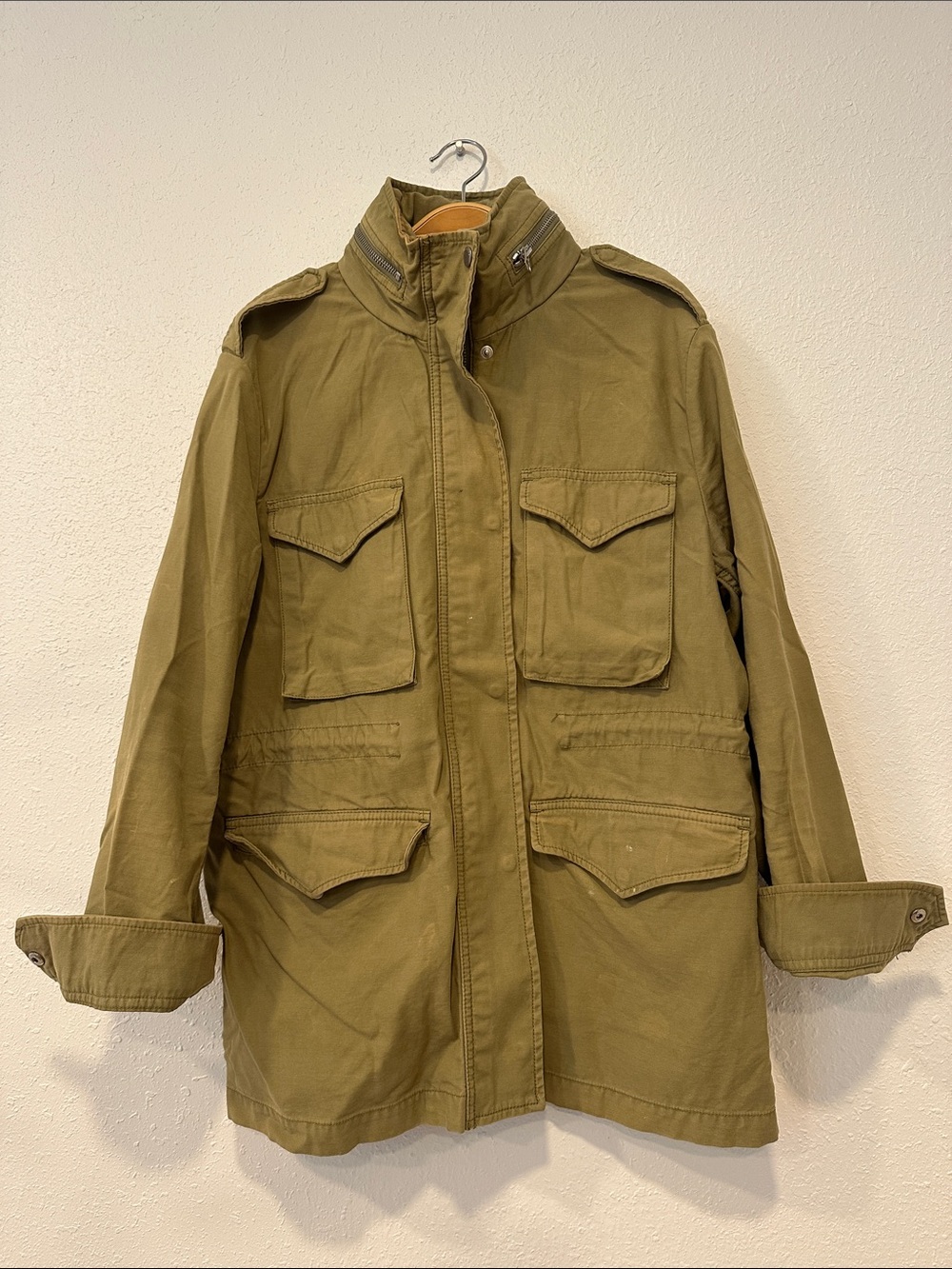 RAG N BONE Olive Utility Field Jacket Women